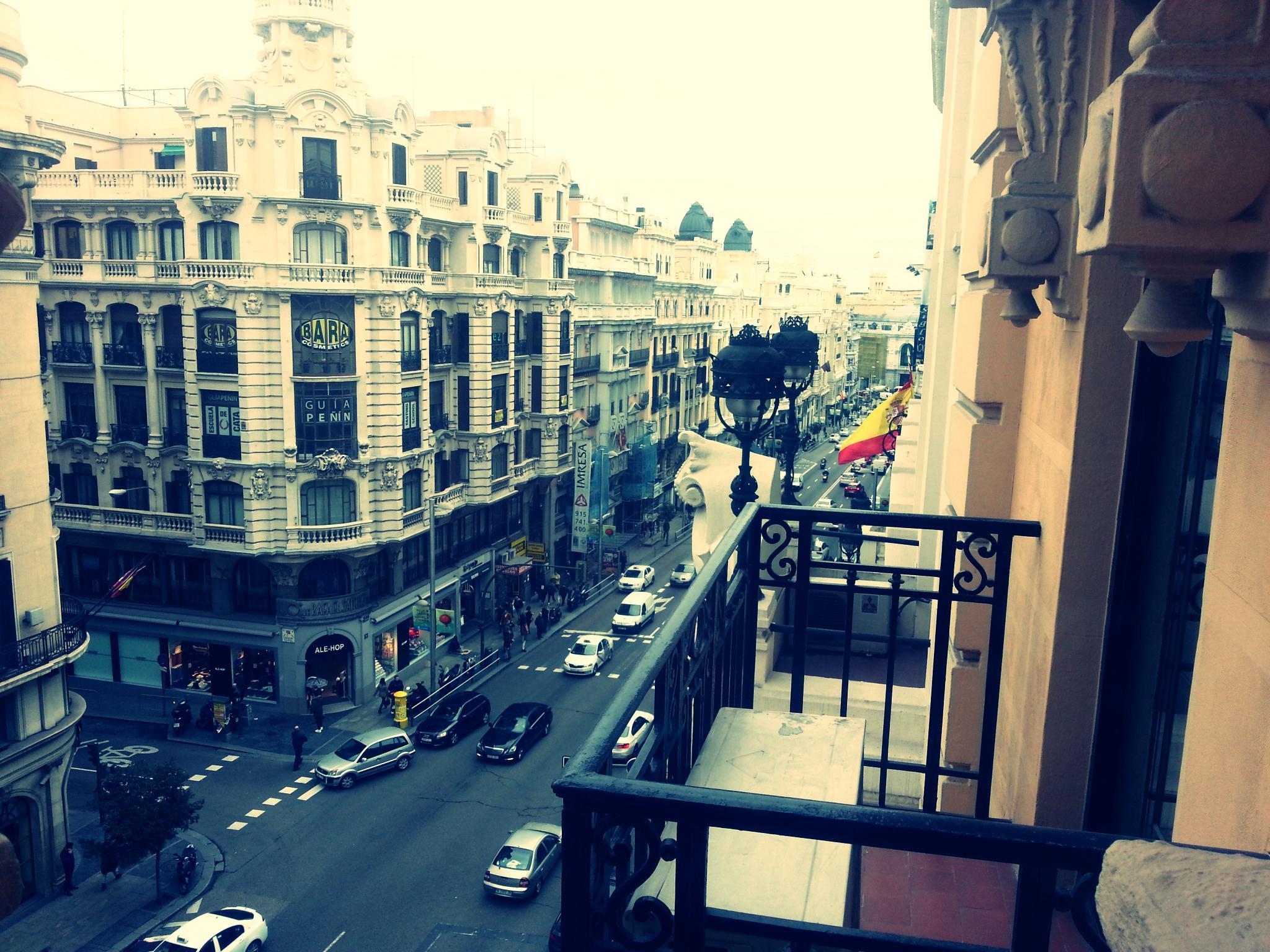 Hostal Avenida Madrid Bagian luar foto